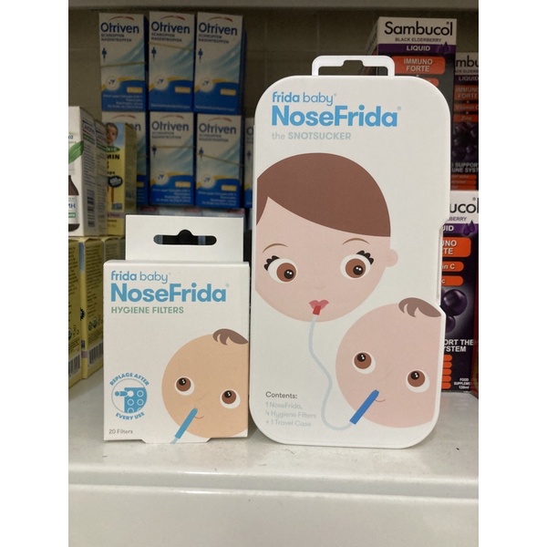 Hút mũi, miếng lọc Nosefrida