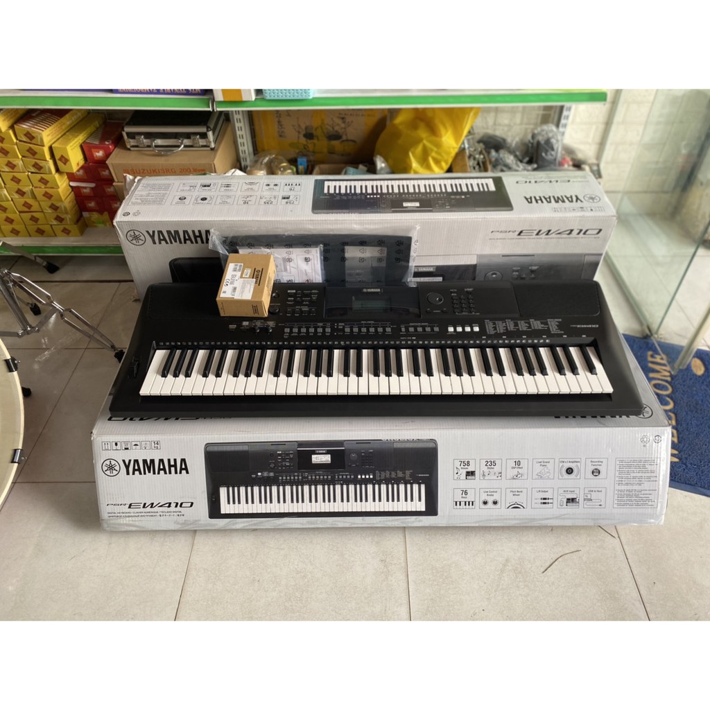 Đàn organ Yamaha PSR – EW410 kèm Giá nhạc + Chân + adapter