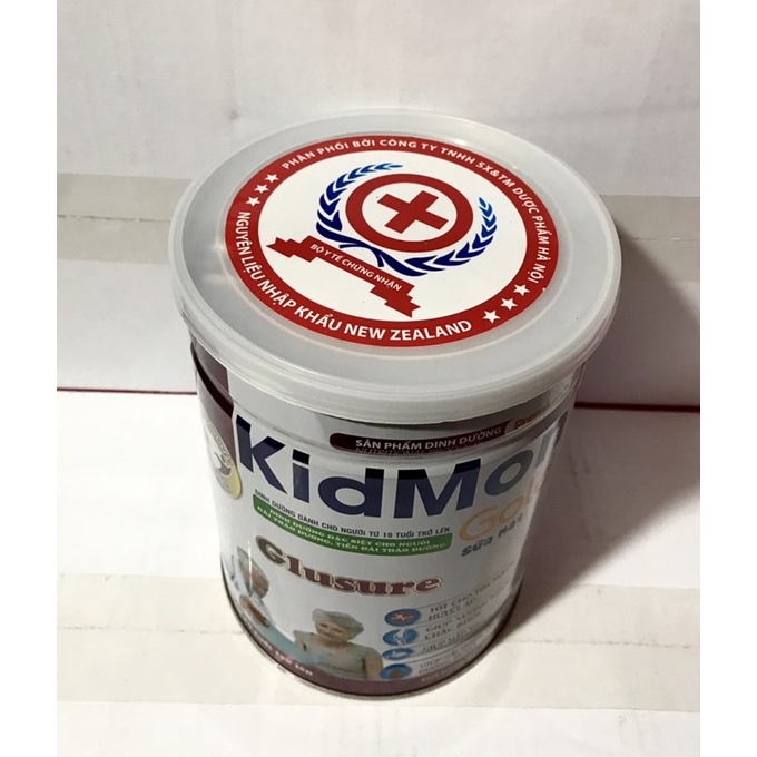 Sữa mát cho người tiểu đường KidMon Glusure Gold 900g- Sữa dinh dưỡng đặc biệt dành cho người đái tháo đường