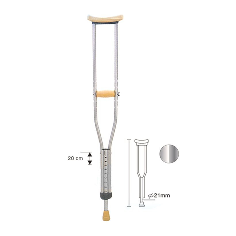 Nạng nách nhôm lucass C-31(S) C-25(M)[thietbiytehoaxuong]