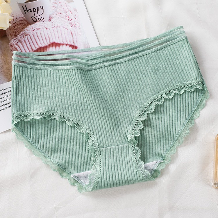 Quần lót nữ cotton cạp sọc kháng khuẩn thun lạnh dễ thương gợi cảm LILY LUCIA QL029 | BigBuy360 - bigbuy360.vn