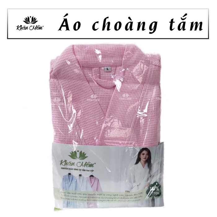 [Hàng Thiết Kế] Áo Choàng Tắm Khách Sạn Cao Cấp Sang Chảnh (đủ size trẻ em, người lớn)