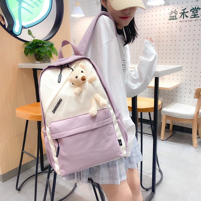 Balo nam nữ đi học thời trang ulzzang hàn quốc unisex cá tính dễ thương 622