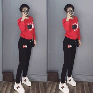 Bộ đồ nỉ da cá kute