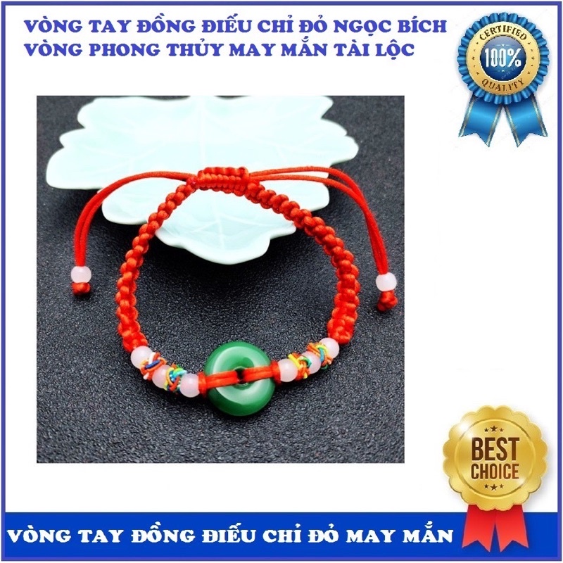 Vòng Tay Chỉ Đỏ Đồng Điếu May Mắn - 4 màu | BigBuy360 - bigbuy360.vn