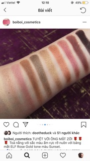 BẢNG MẮT ELF ROSE GOLD - MÀU SUNSET