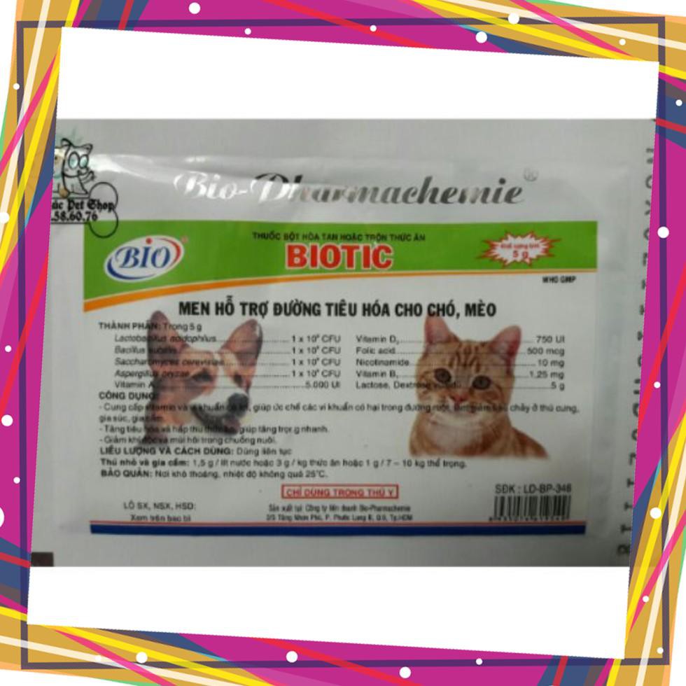 Men tiêu hóa cho chó mèo BIOTIC