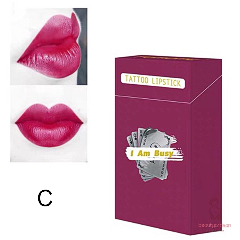 Son môi dạng thoa bằng tăm bông lâu trôi có hộp hình hộp thuốc lá | BigBuy360 - bigbuy360.vn