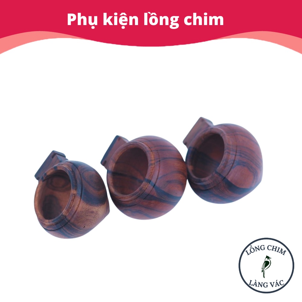 Combo 3 cóng gỗ mun chào mào