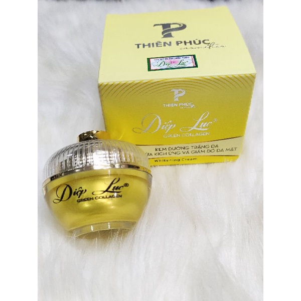 Kem Diệp Lục Green Collagen dưỡng trắng da 8g
