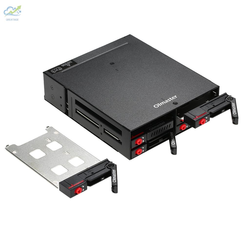 Ổ Cứng Gắn Quạt Tản Nhiệt 2.5 '' Sata Hdd Ssd 6gbps Cho Pc 5.25 '' Và Phụ Kiện