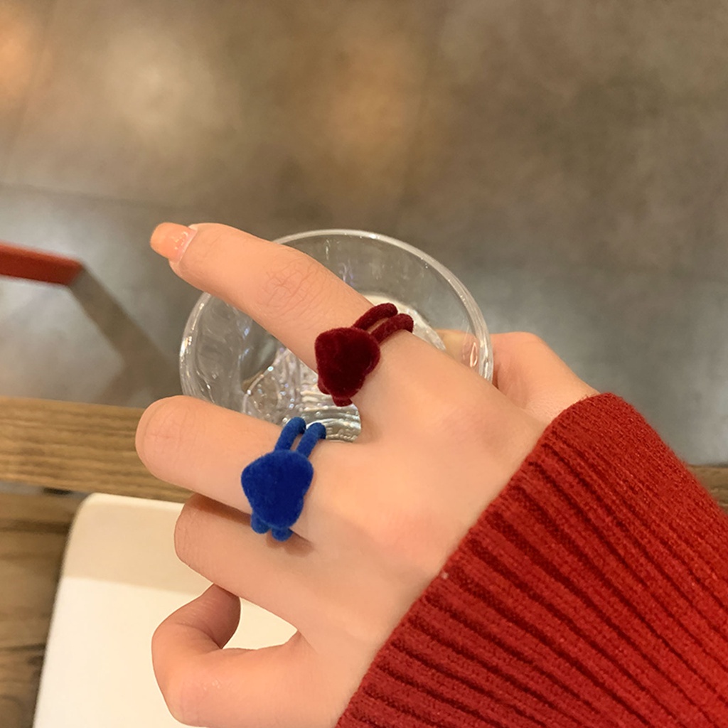 Nhẫn Hở Đính Mặt Gấu Bông Dễ Thương Thời Trang Cho Nữ