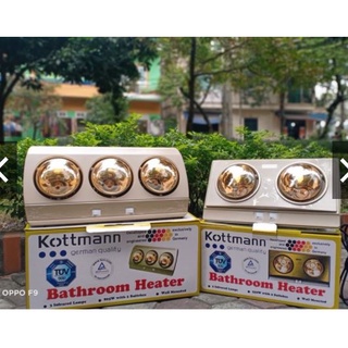 Đèn Sưởi Nhà Tắm Cao Cấp 2 bóng - 3 bóng bảo hành 12 Tháng