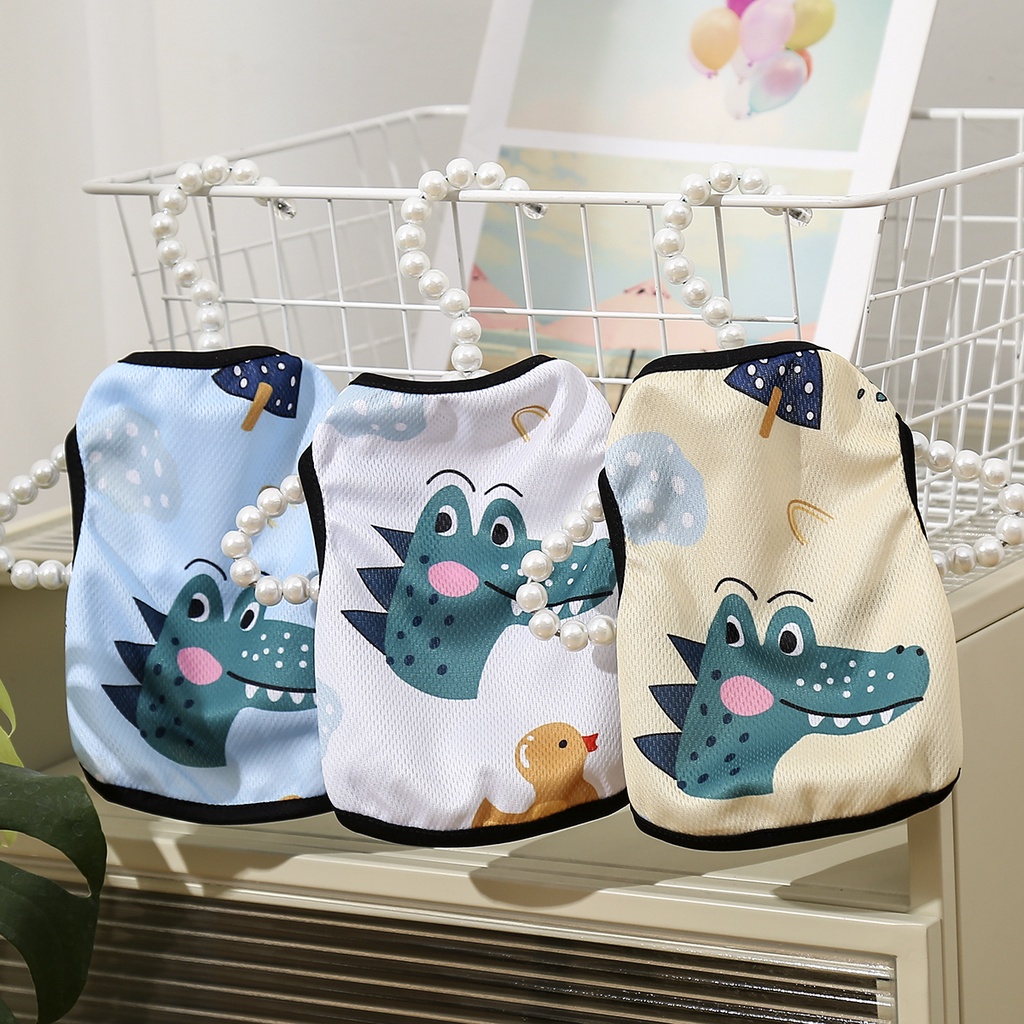 Mới Áo Thun In Hình Khủng Long Ngộ Nghĩnh Cho Thú Cưng