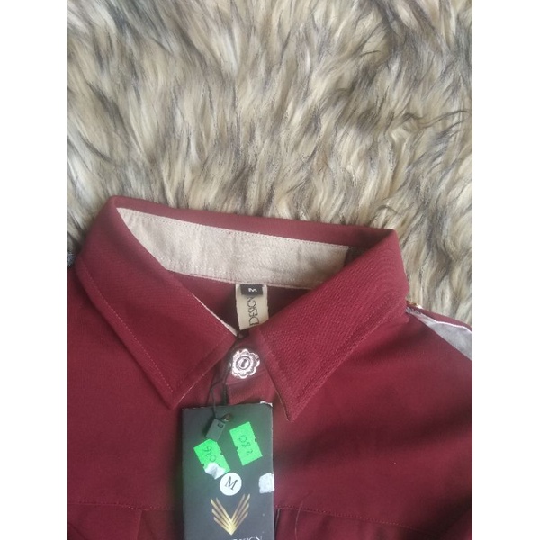 Váy đỏ đô chất u mì size S mặc đẹp