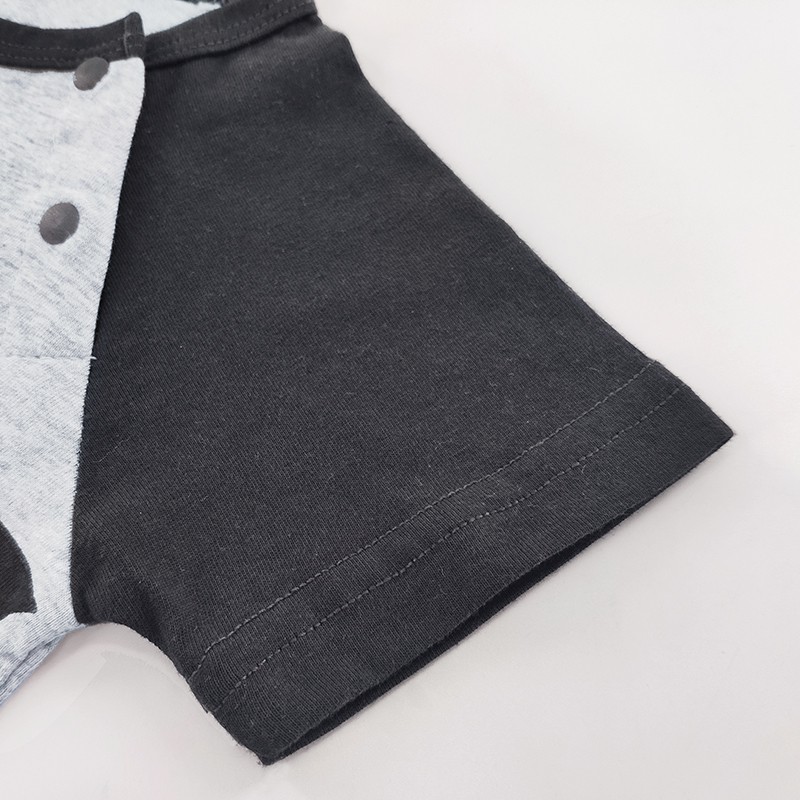 Bodysuit bé sơ sinh, áo sơ sinh cho bé từ 1 tháng đến 1 tuổi họa tiết cá mập  chất liệu cotton 100% cao cấp BD156