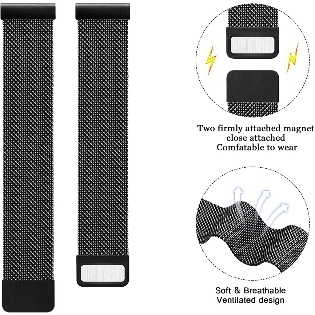 Dây Đeo Từ Tính 20mm / 22mm Cho Samsung Galaxy wacth 4 / Classic / 3 / Active 2 / 46mm / 42mm S3 Frontier Huawei GT / 2 / Pro