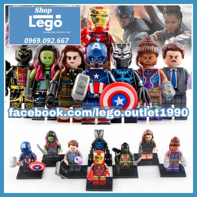Xếp hình Biệt đội Avengers End game siêu đẹp siêu rẻ 2019 Lego Minifigures wm6068