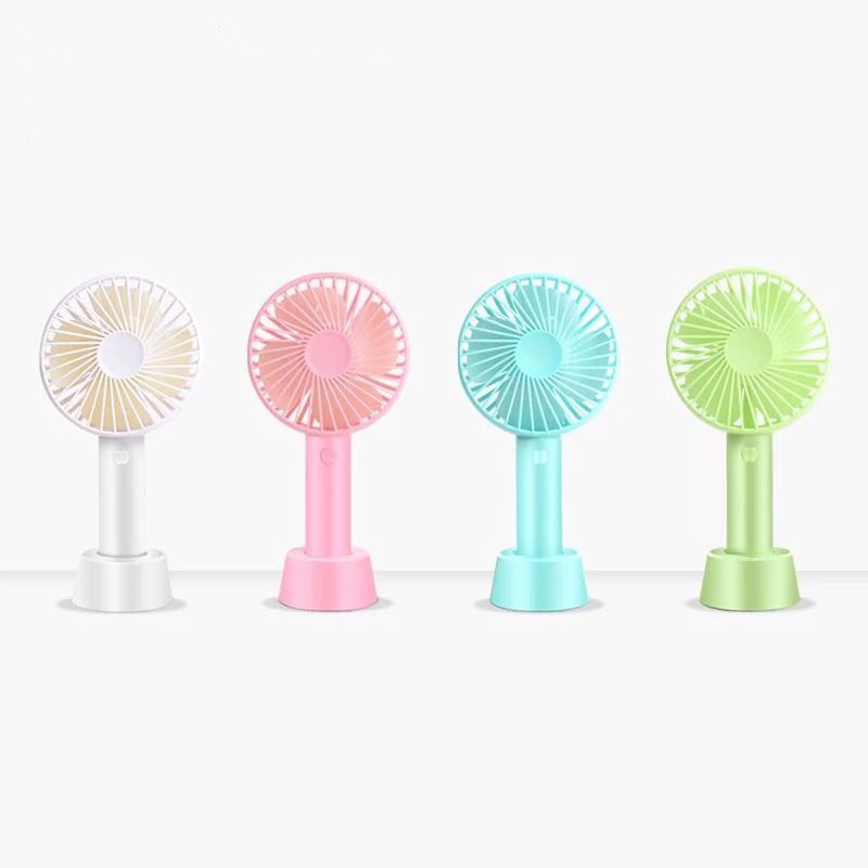 Quạt mini cầm tay có chân đứng để bàn | BigBuy360 - bigbuy360.vn