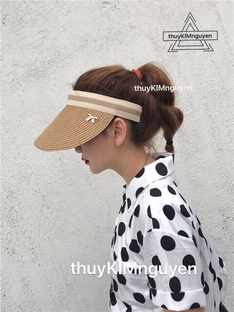 Nón Cói Nửa Đầu Phân Biệt Loại Xịn Có Nơ tháo đựơc (đóng thùng đảm bảo)