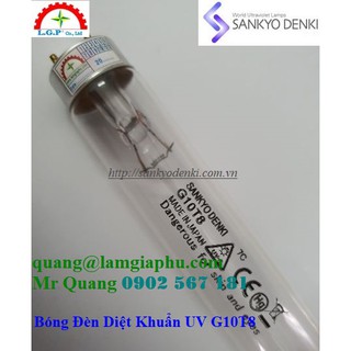 Bóng đèn diệt khuẩn UV Sankyo Denki G10T8 - 10W, 33cm