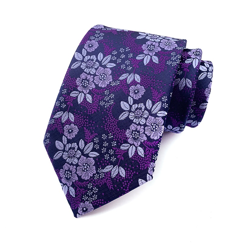 Cà Vạt Họa Tiết Hoa Bản Lớn Bằng Polyester Phong Cách Paisley Thời Trang Mới Dành Cho Nam [Giao Hàng 24 Giờ]