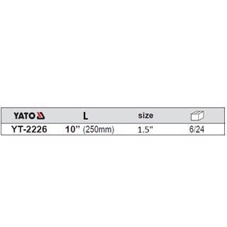 Mỏ lết răng đa năng Yato YT-2226