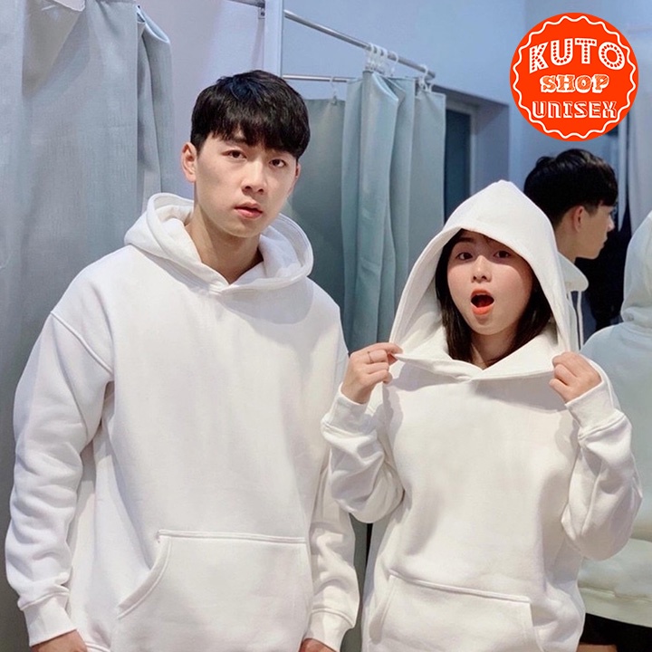 Áo Hoodie Basic nỉ bông cao cấp form rộng unisex