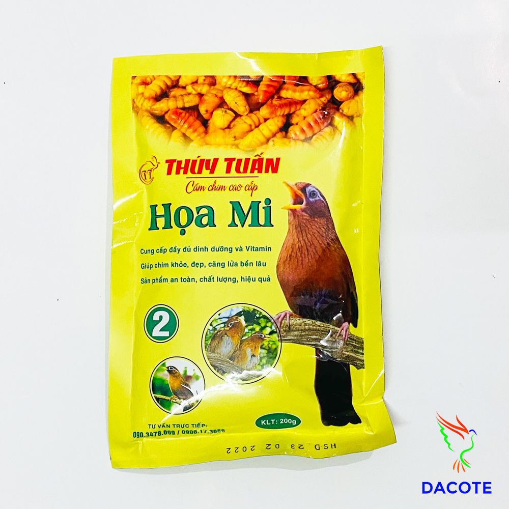 Cám chim họa mi Thúy Tuấn số 2 cao cấp 200gram - Cám chim mi Thúy Tuấn cao cấp giá rẻ