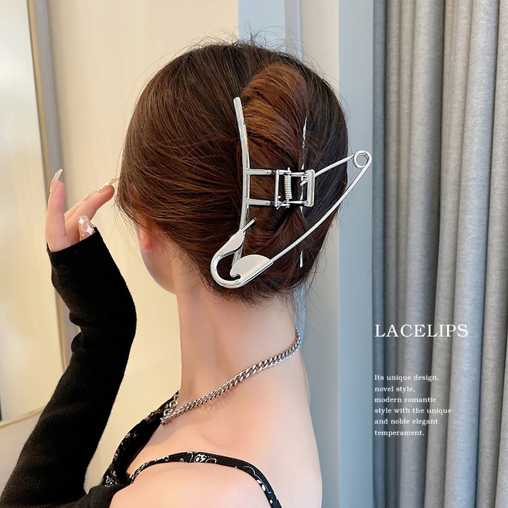 Kẹp càng lớn bằng kim loại phong cách Hàn Quốc