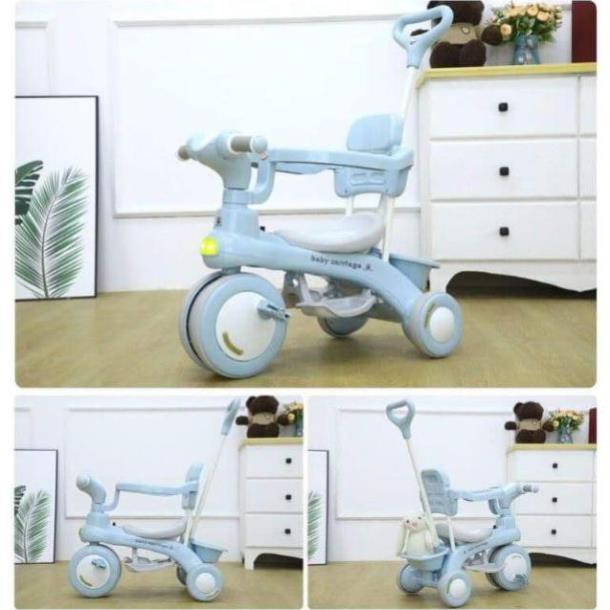 Xe Đạp 3 Bánh LUCKMAN, Có Cần Đẩy Cho Bé full hộp
