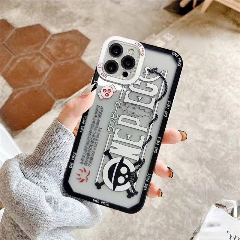 Ốp Điện Thoại In Hoạt Hình One Piece Cho IPhone X XR XS Max 7 8 6 6s Plus SE 2020 IPhone 13 14 12 11 Pro Max 13Pro Max