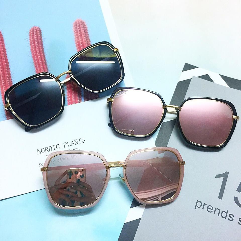 Kính mắt thời trang tráng gương colorful