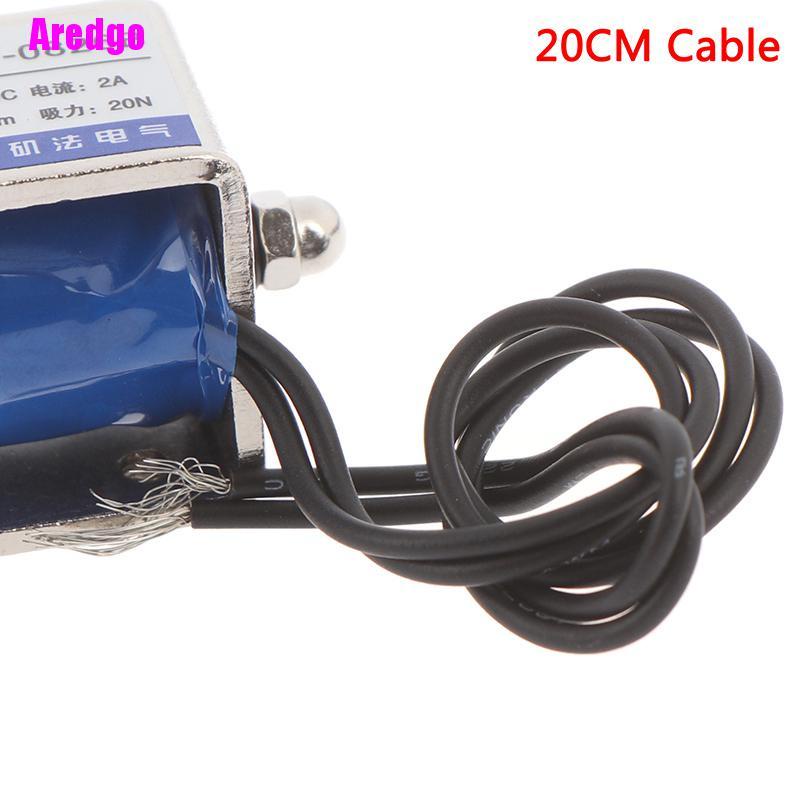 Khung điện từ nam châm loại đẩy kéo DC12V 2A 10mm 20N chuyên dụng