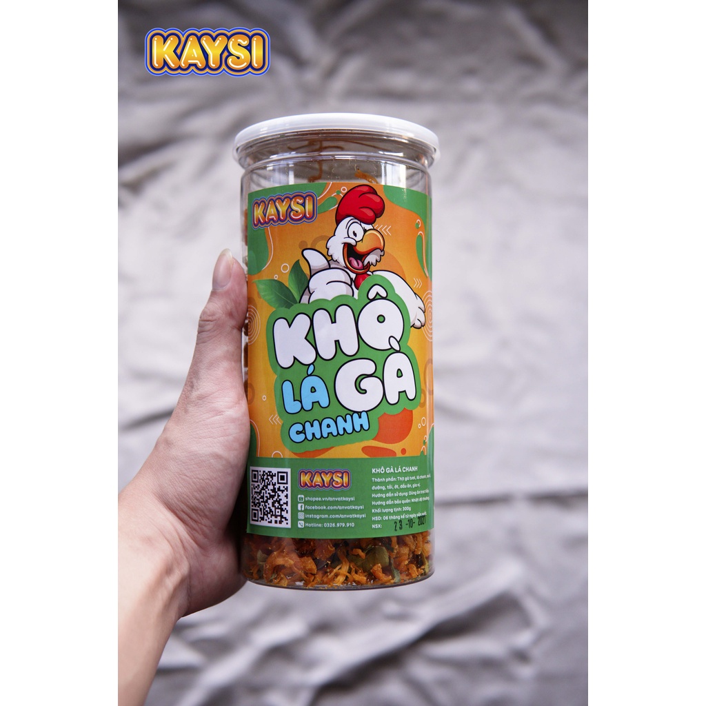 Khô gà lá chanh 300g Kaysi đồ ăn vặt Hà Nội | BigBuy360 - bigbuy360.vn