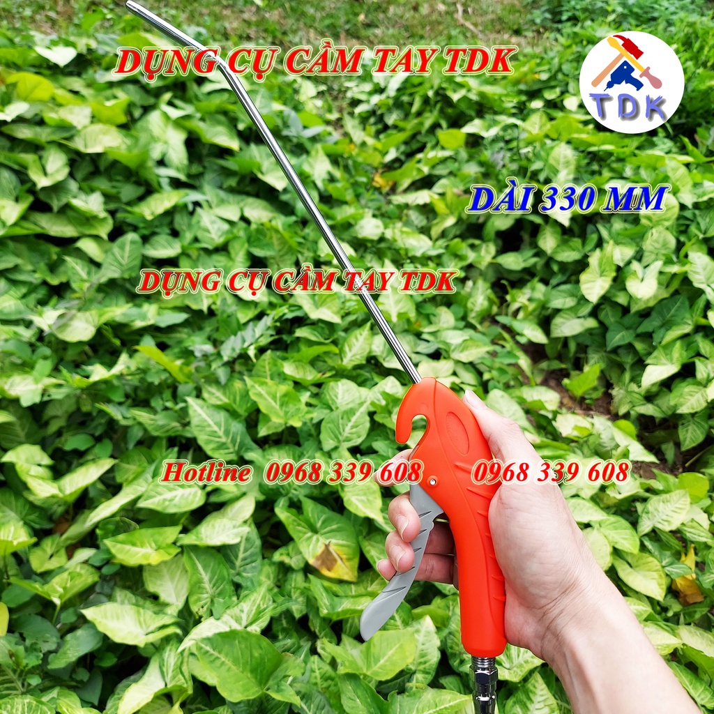 Súng xịt hơi xì khô dài 300mm cán nhựa cao cấp BUDDY E00010