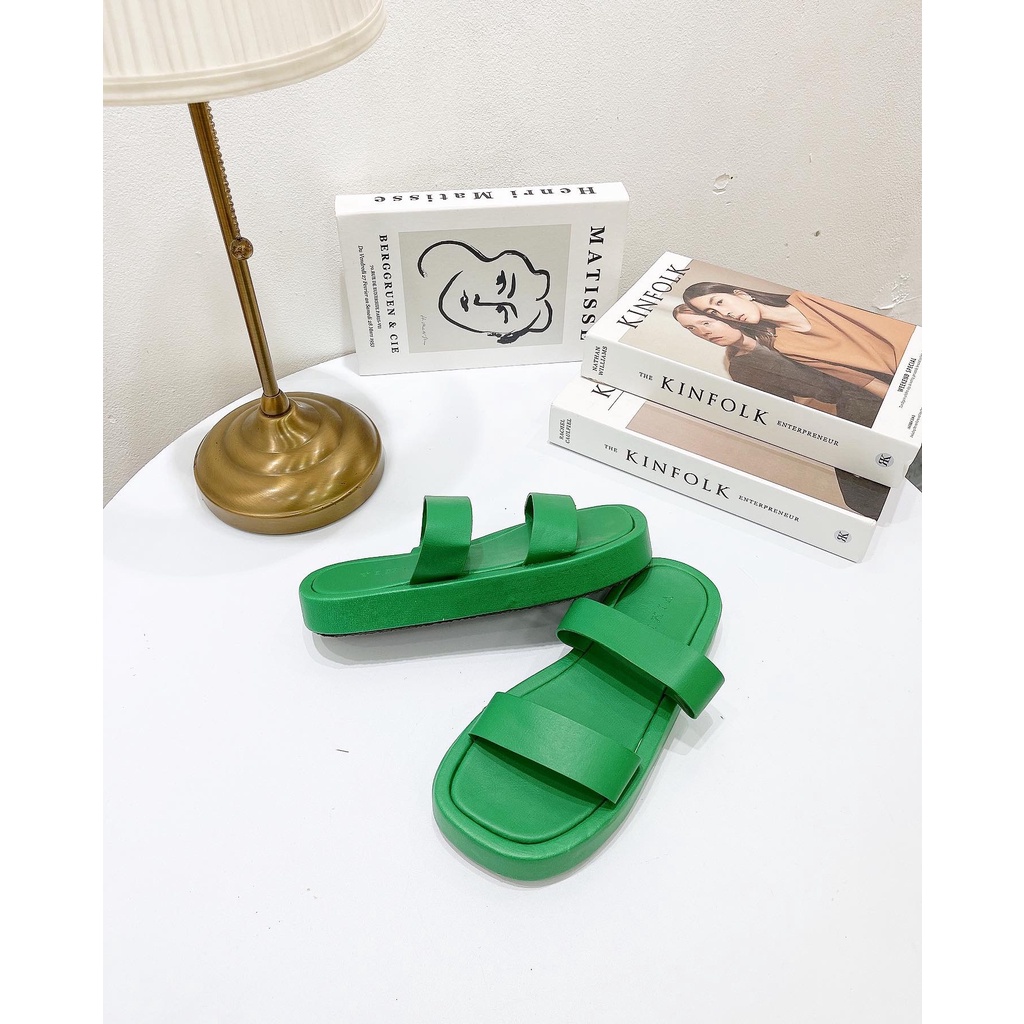 Dép 2 quai nữ bảng da cực xinh