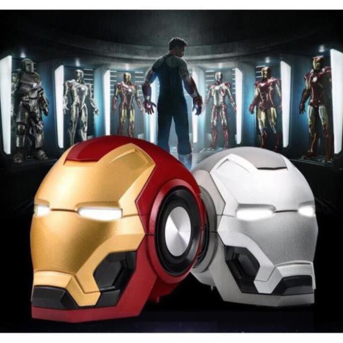 Loa Bluetooth Nghe Nhạc Siêu Chất Ngầu Hình Iron Man - Âm Thanh Siêu Chất Lượng - Thiết Kế Siêu Chất  [HÀNG XỊN]