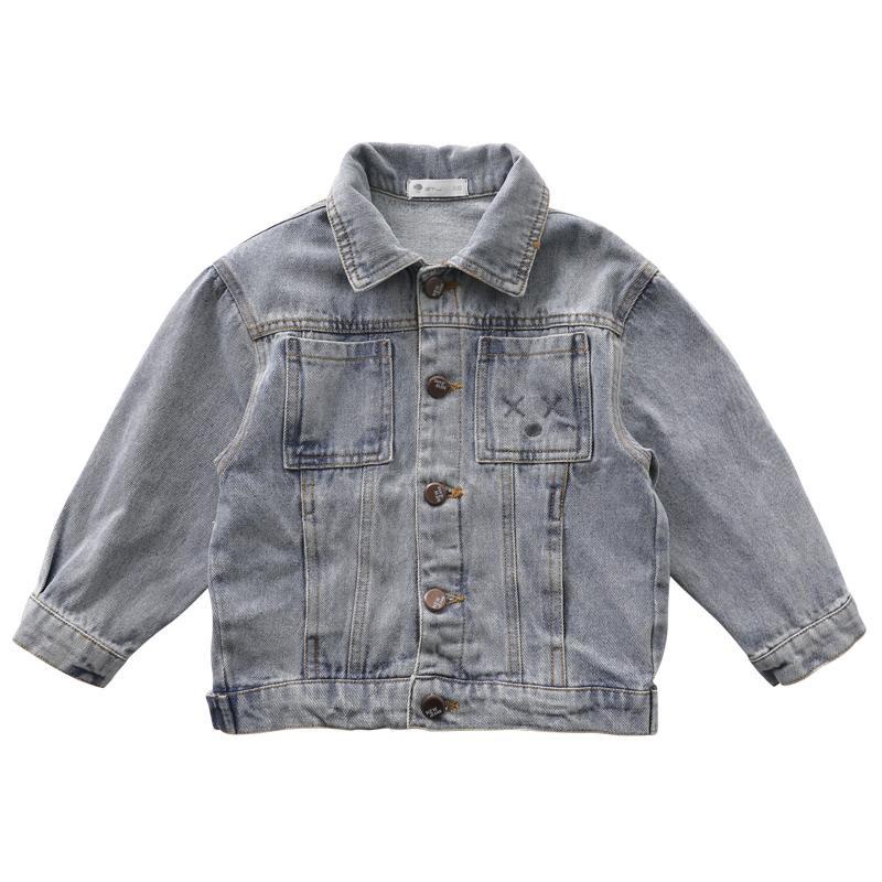 Áo Khoác Jean Phong Cách Phương Tây Thời Trang Mùa Xuân Mới Cho Bé Gái 2021