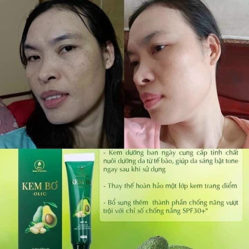 Combo Tái Sinh Làn Da Olic- Kem Bơ Olic Và Serum Collagen saffron 7day( chính hãng 100%)