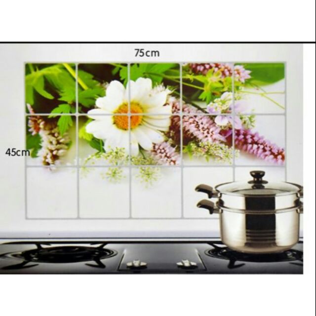 Tranh dán bếp kt45*75cm, 60*90cm