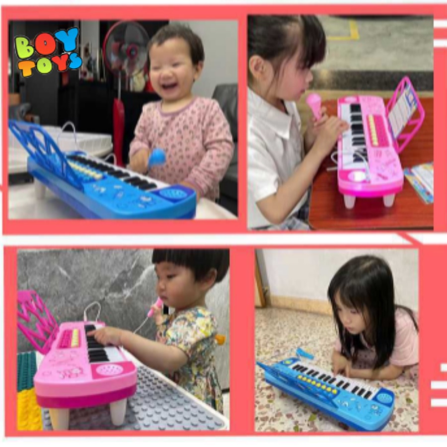 Đàn piano có micro nhiều chế độ nhạc cho bé để bé thỏa sức sáng tạo với âm nhạc