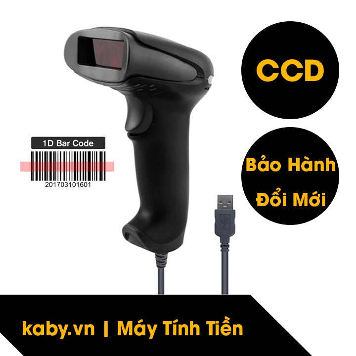 Máy Quét Mã Vạch PROSCAN F20 Có Dây Công Nghệ CCD Quét Mã 1D