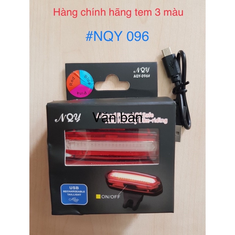 Đèn hậu NQY đổi màu xanh đỏ usb chính hãng 096(có tem 3 màu)