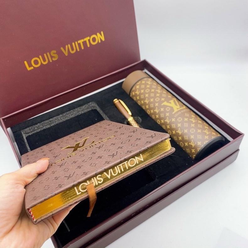 ✅SÉT Quà LV ( Sổ + Bút + Bình nước) Fullbox