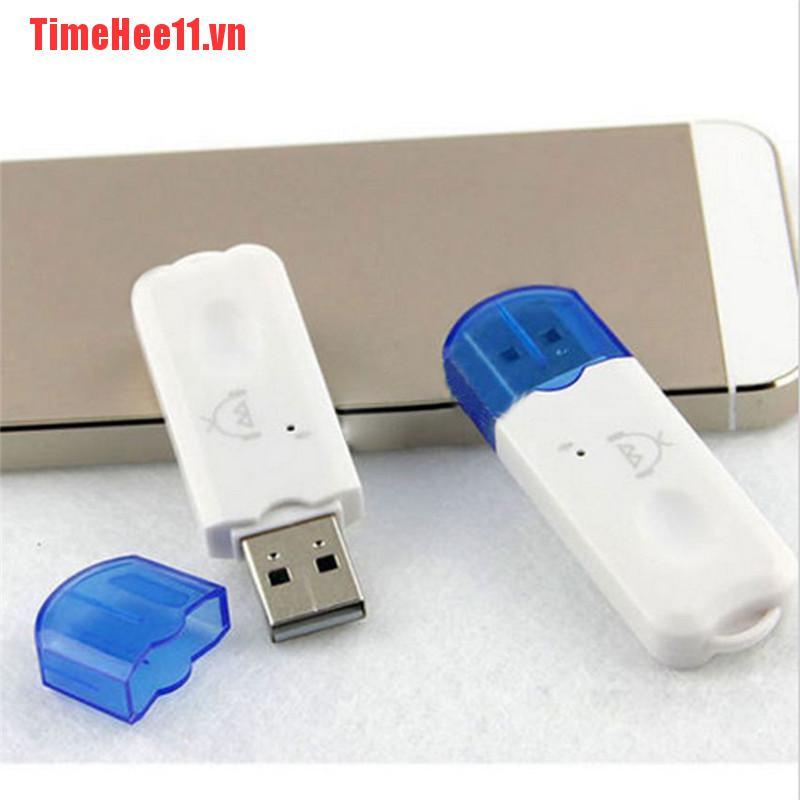 【TimeHee11】USB Bluetooth Stereo Audio Music Wireless Receiver Adapter For Car