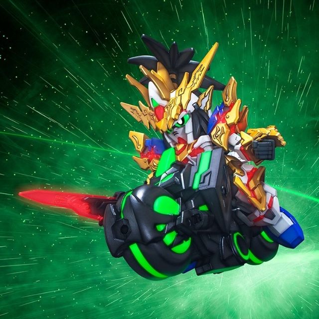 MÔ HÌNH GUNDAM BANDAI SD TRINITY BIKE GREEN 12 Bandai - Gundamtop