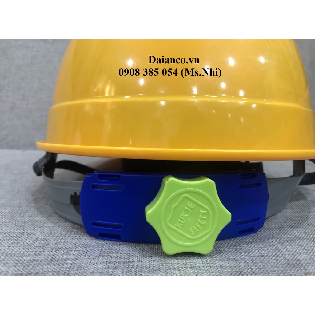 Nón Bảo Hộ Hàn Quốc Kukje 2 Màu Trắng, Vàng (Kèm Hình Thật)