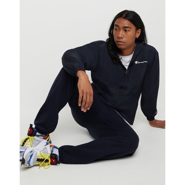 Áo khoác gió unisex Champ dư xịn khoá zip  BIGSIZE