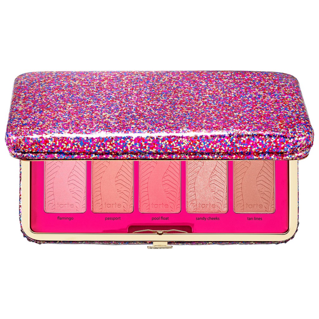 BẢNG PHẤN MÁ TARTE LIFE OF THE PARTY CLAY BLUSH PALETTE CLUTCH